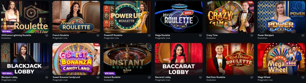 Casabet Casino ao vivo